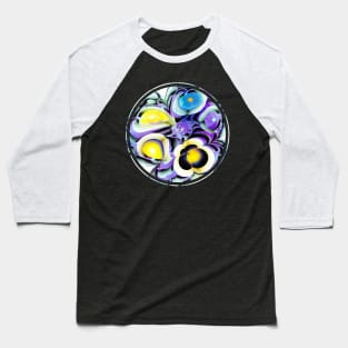 Viola Tricolor Baseball T-Shirt